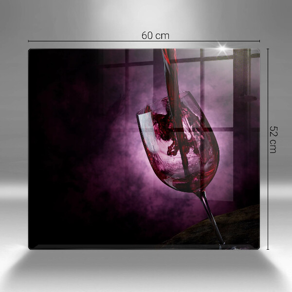 De vidrio templado Una copa de vino