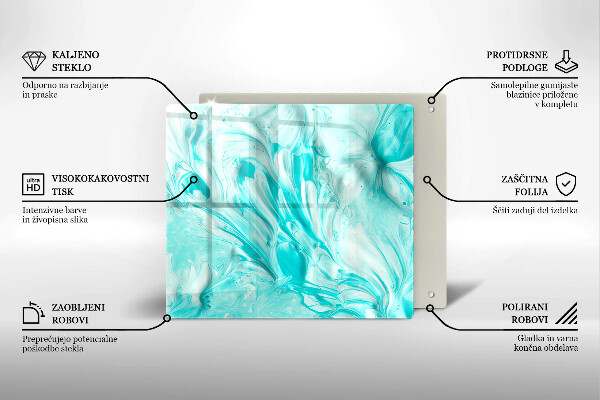 De vidrio templado Pinturas de abstraccion