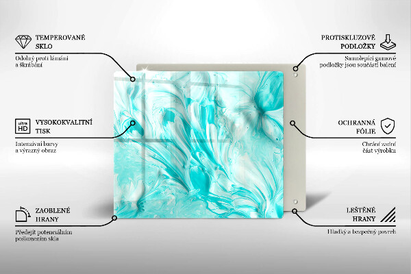 De vidrio templado Pinturas de abstraccion