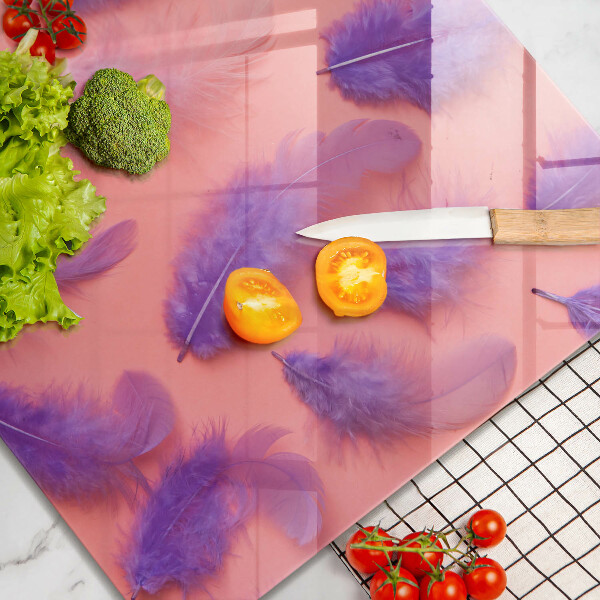 De vidrio templado Plumas esponjosas