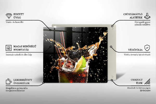 De vidrio templado Beber con hielo