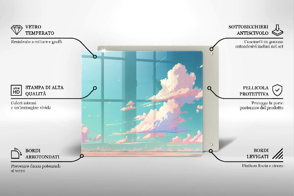 De vidrio templado El cielo de cuento de hadas