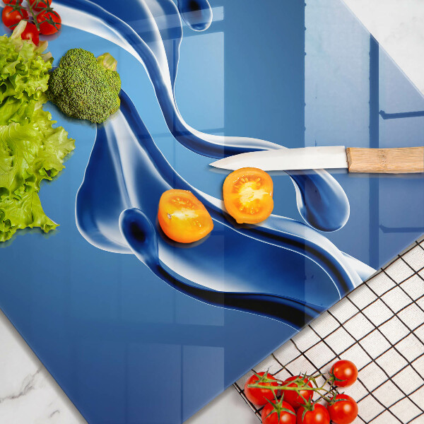 De vidrio templado Abstracción de fluidos