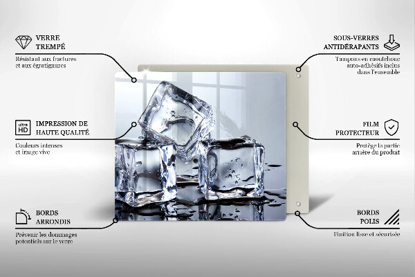 De vidrio templado Cubos de hielo