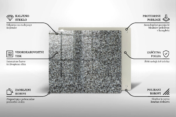 De vidrio templado Textura de piedra