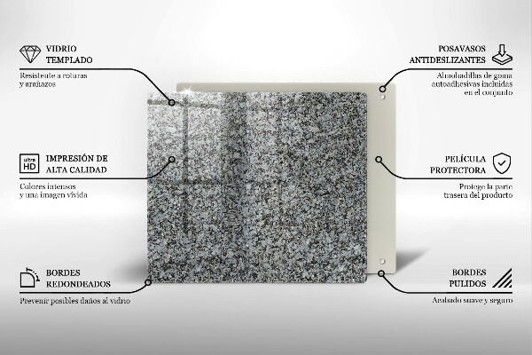 De vidrio templado Textura de piedra