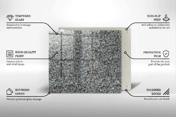 De vidrio templado Textura de piedra