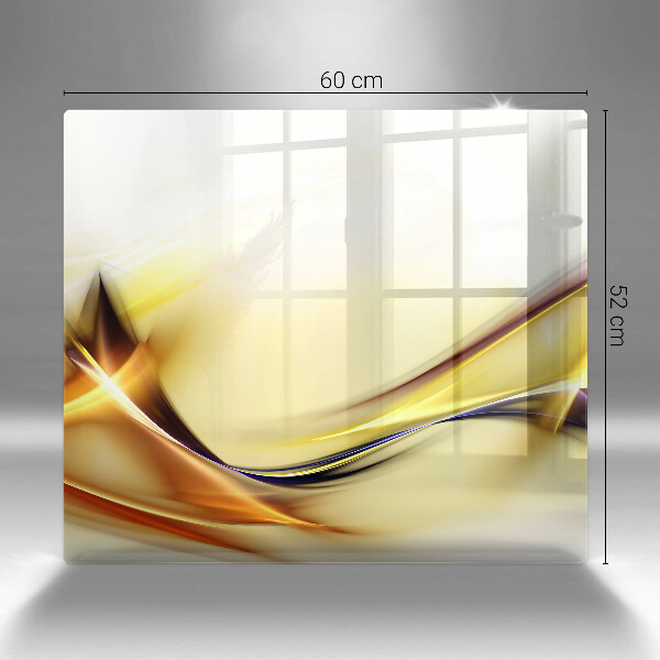 De vidrio templado Líneas abstractas de luz