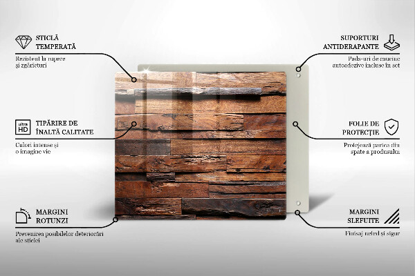 De vidrio templado Tableros de madera decorativos