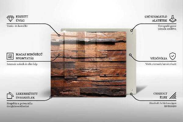 De vidrio templado Tableros de madera decorativos