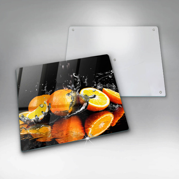 De vidrio templado Fruta jugosa de naranja