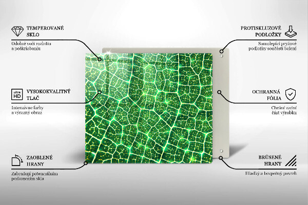 De vidrio templado Estructura de la hoja