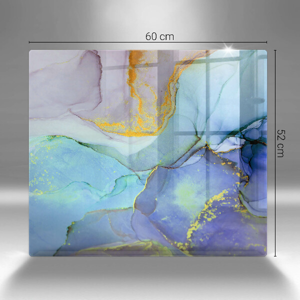 De vidrio templado Piedra dorada agrietada