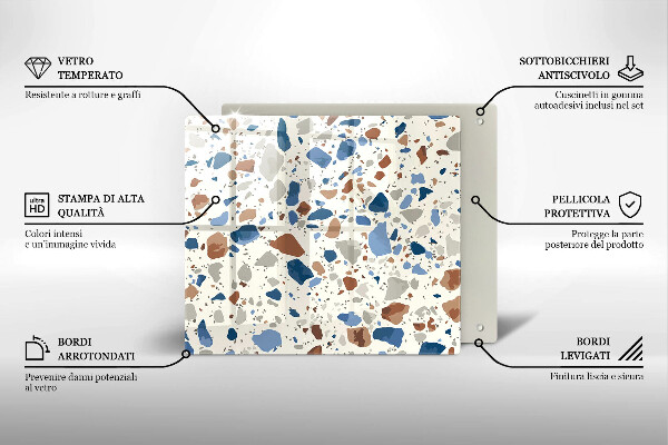 De vidrio templado Gres decorativo