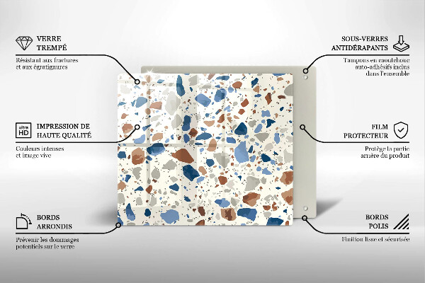 De vidrio templado Gres decorativo