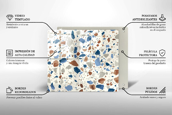 De vidrio templado Gres decorativo