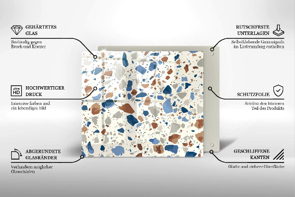 De vidrio templado Gres decorativo