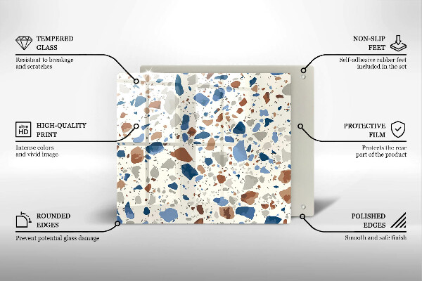 De vidrio templado Gres decorativo