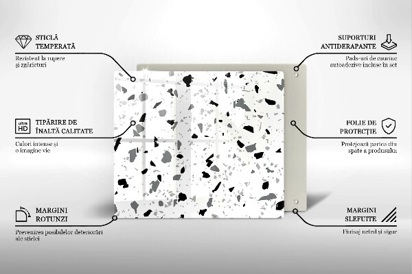 De vidrio templado Gres decorativo