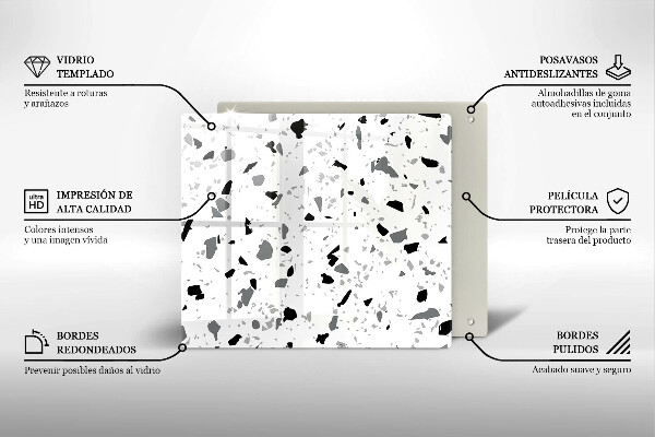 De vidrio templado Gres decorativo