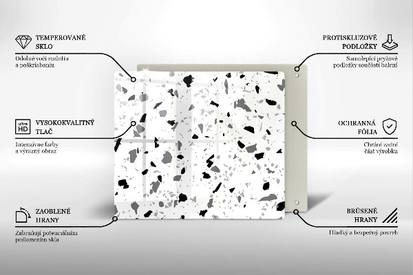 De vidrio templado Gres decorativo