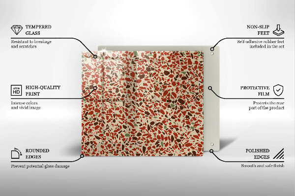 De vidrio templado Gres fino