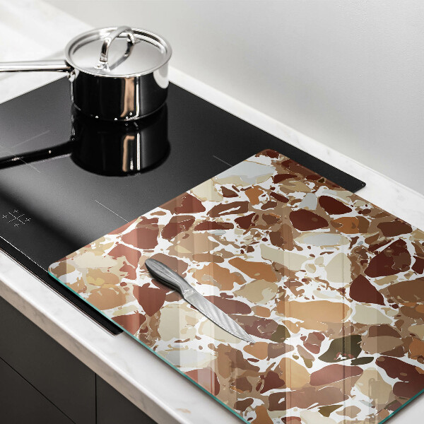 De vidrio templado Manchas decorativas de piedra