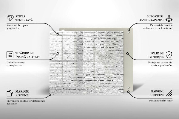 De vidrio templado Pared de ladrillo