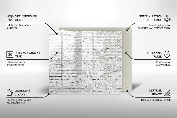 De vidrio templado Pared de ladrillo