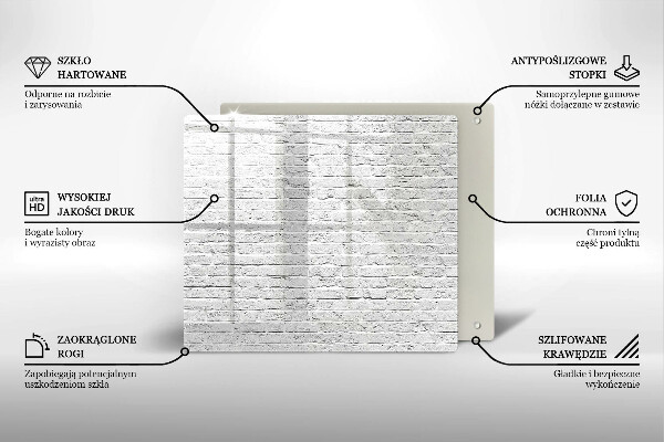 De vidrio templado Pared de ladrillo