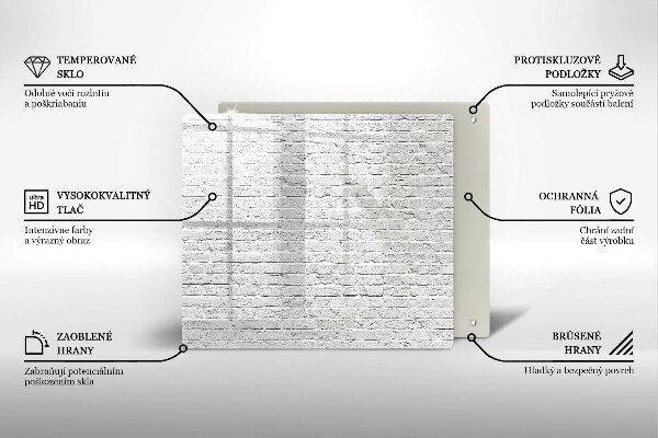 De vidrio templado Pared de ladrillo