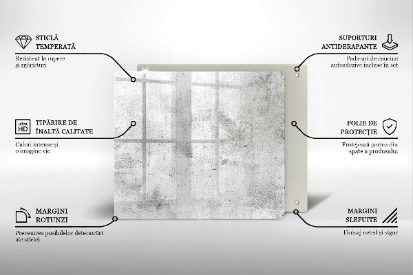 De vidrio templado Textura de hormigón