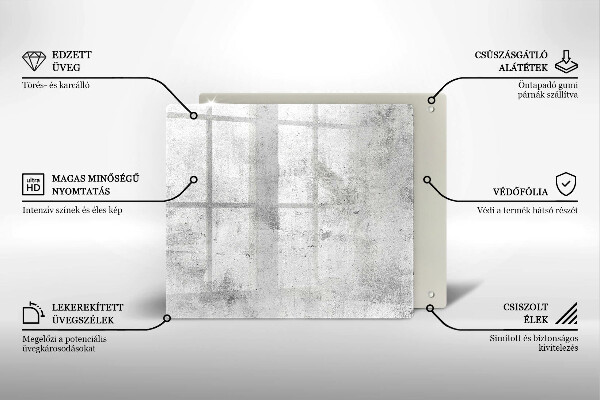 De vidrio templado Textura de hormigón