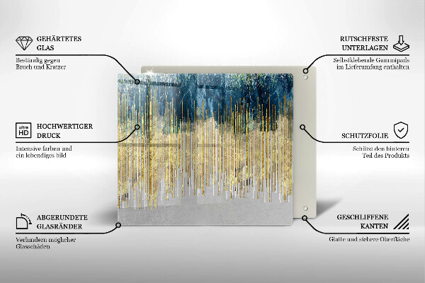 De vidrio templado Abstracción del diseñador