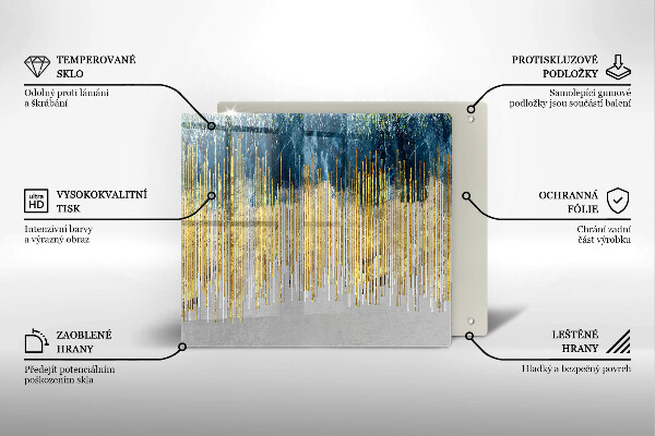 De vidrio templado Abstracción del diseñador