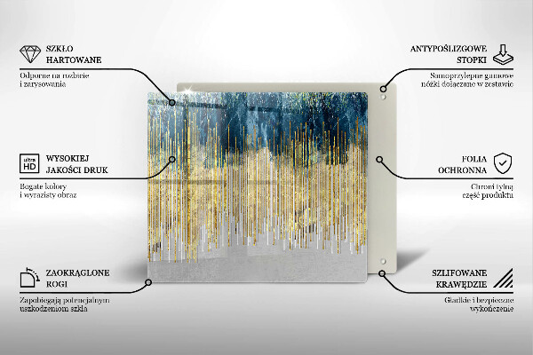 De vidrio templado Abstracción del diseñador