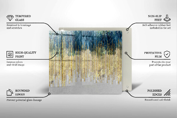 De vidrio templado Abstracción del diseñador