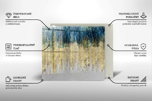 De vidrio templado Abstracción del diseñador