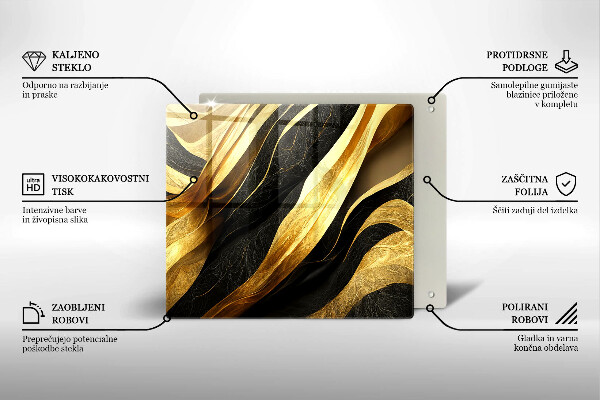 De vidrio templado Abstracción elegante