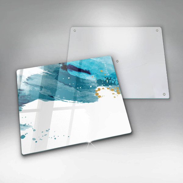 De vidrio templado Manchas azules