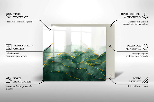 De vidrio templado Naturaleza abstracta