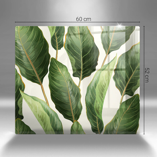 De vidrio templado Hojas de banana