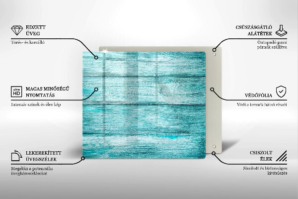 De vidrio templado Tableros de madera antiguos