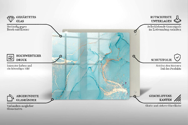 De vidrio templado Abstracción de piedra