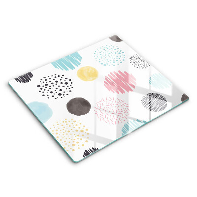 De vidrio templado Formas pintadas