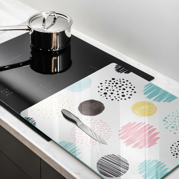 De vidrio templado Formas pintadas