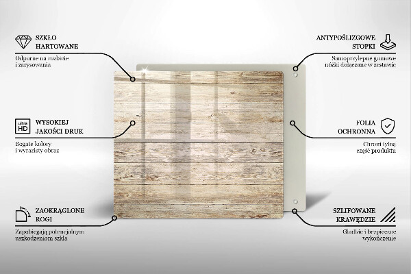 De vidrio templado Tablones de madera