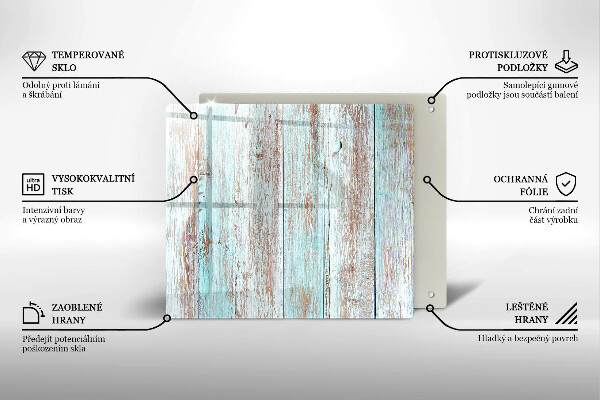 De vidrio templado Viejos tableros vintage