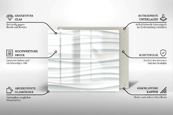 De vidrio templado Estructura moderna