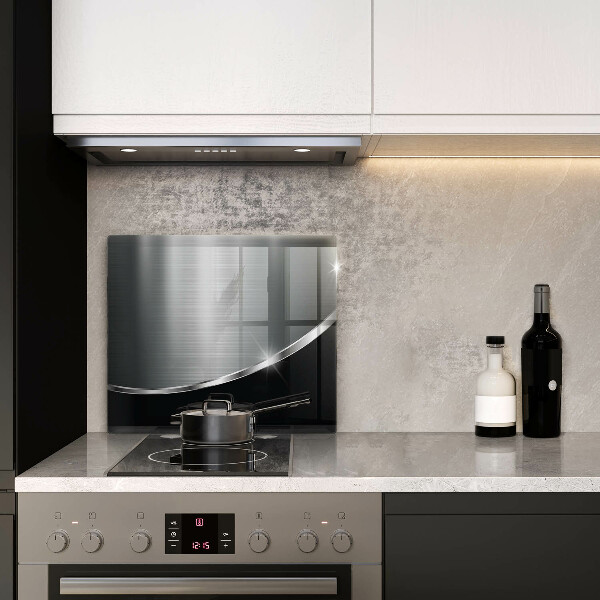 De vidrio templado Abstracción con metal